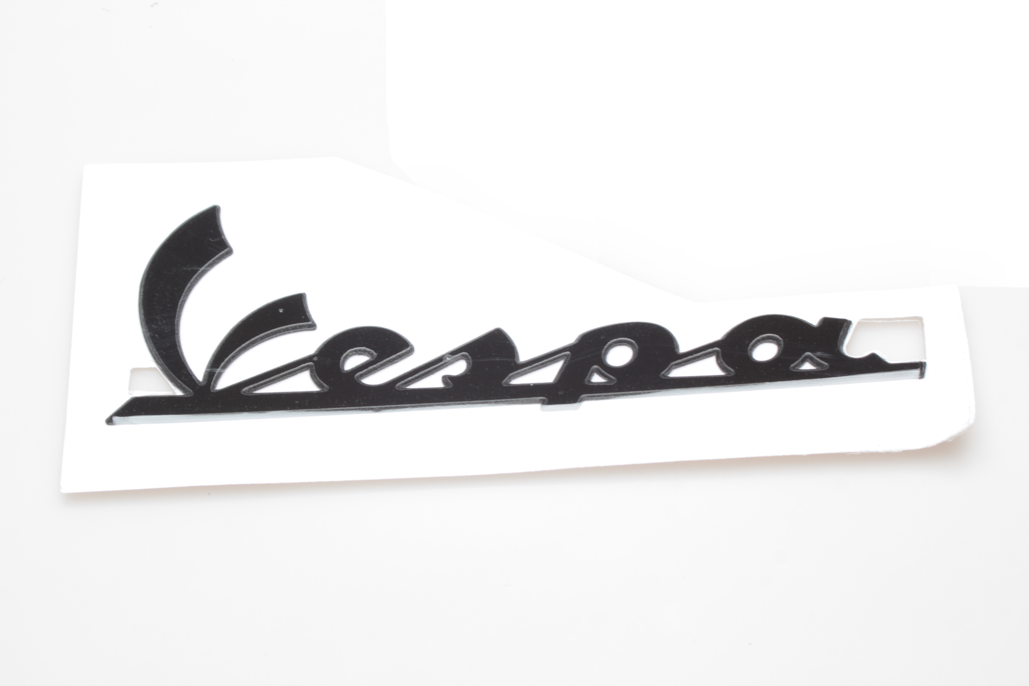 Schriftzug für Seitenhaube, links, "Vespa", GTV MY2023, schwarz