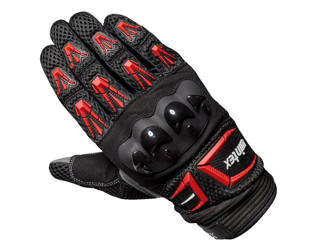 Handschuhe "MX Protektor", rot/schwarz