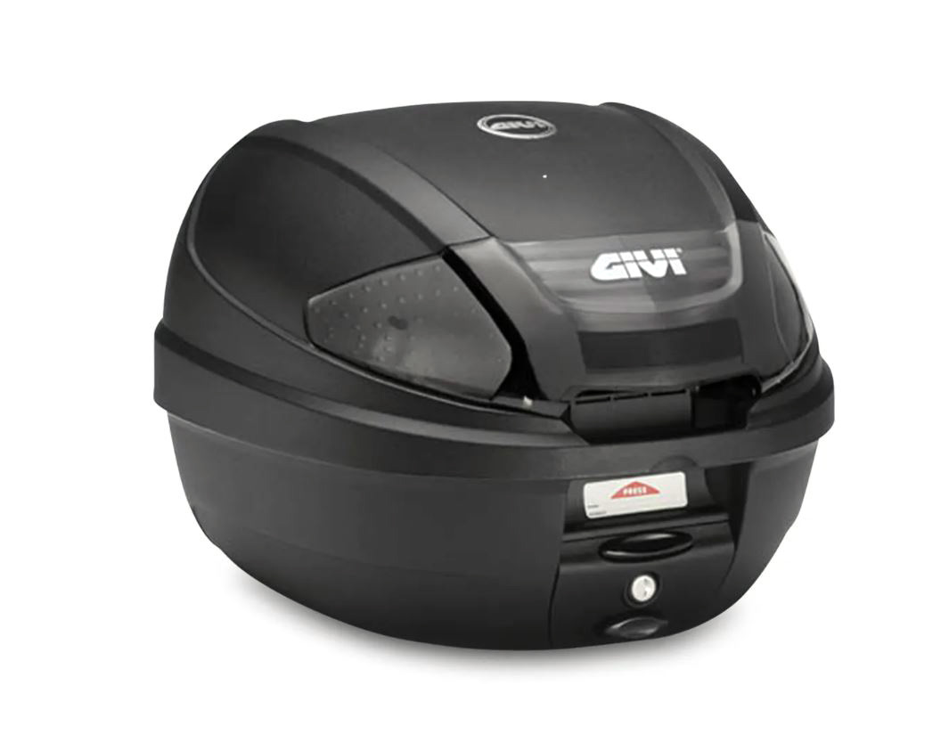 Topcase Givi E300 Tech, 30 Liter, schwarz, inkl. Halterung