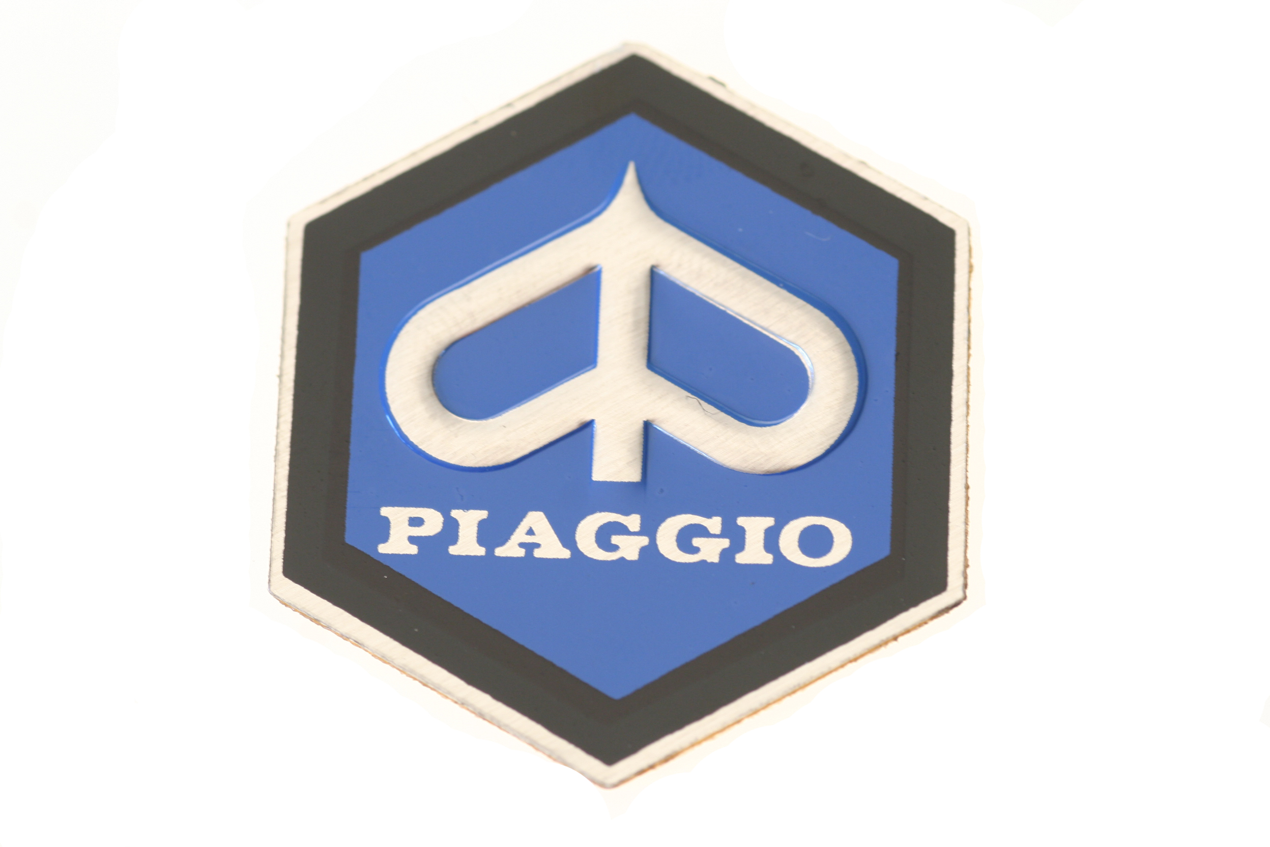 Emblem Piaggio, 6-Eck, mittelgroß, PX Kaskade