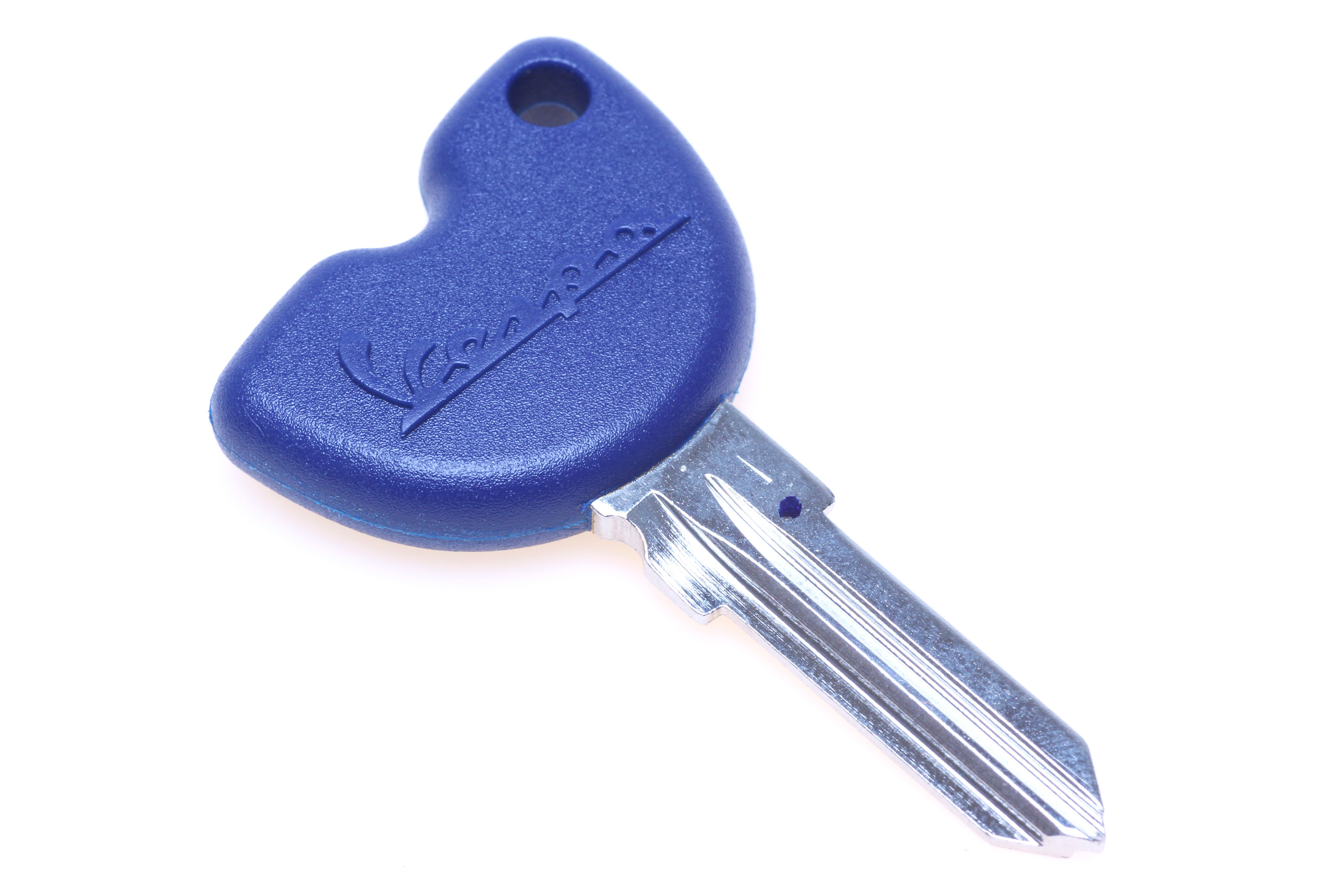Schlüsselrohling Vespa/Piaggio, dunkelblau, mit Wegfahrsperre