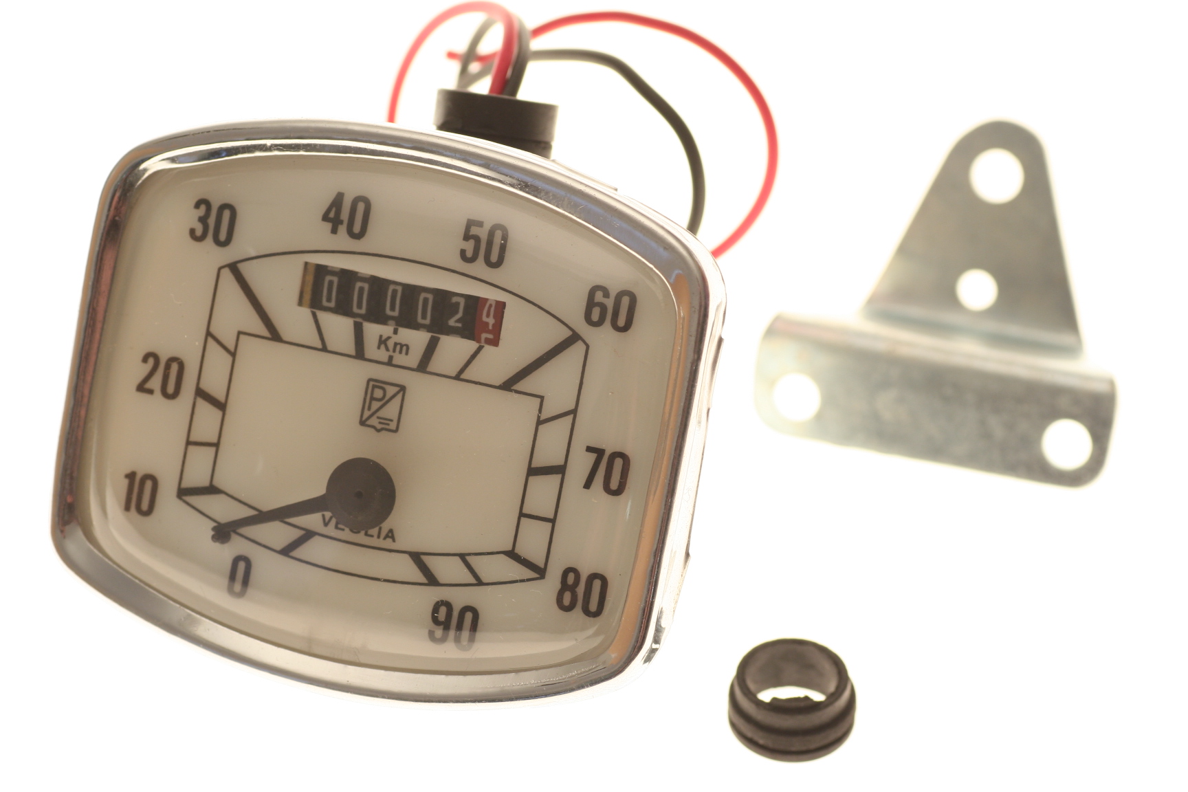 Tachometer Vespa 150 VB1, bis 90km/h, Veglia-Repro