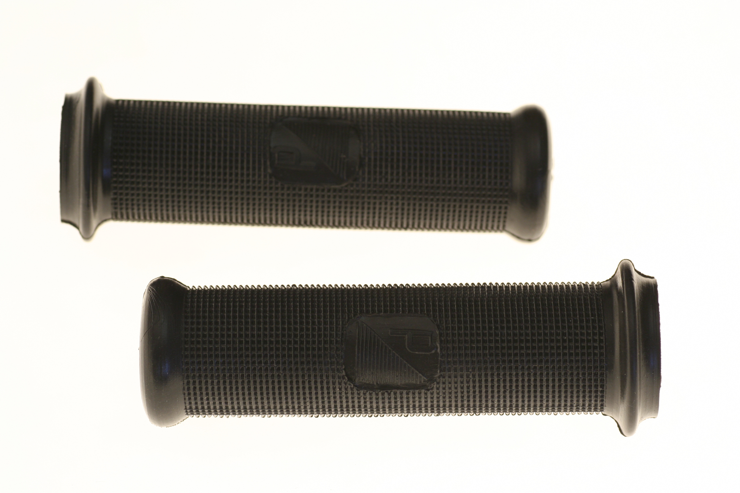 Griffe schwarz, Ø 22mm, mit Piaggio-Emblem