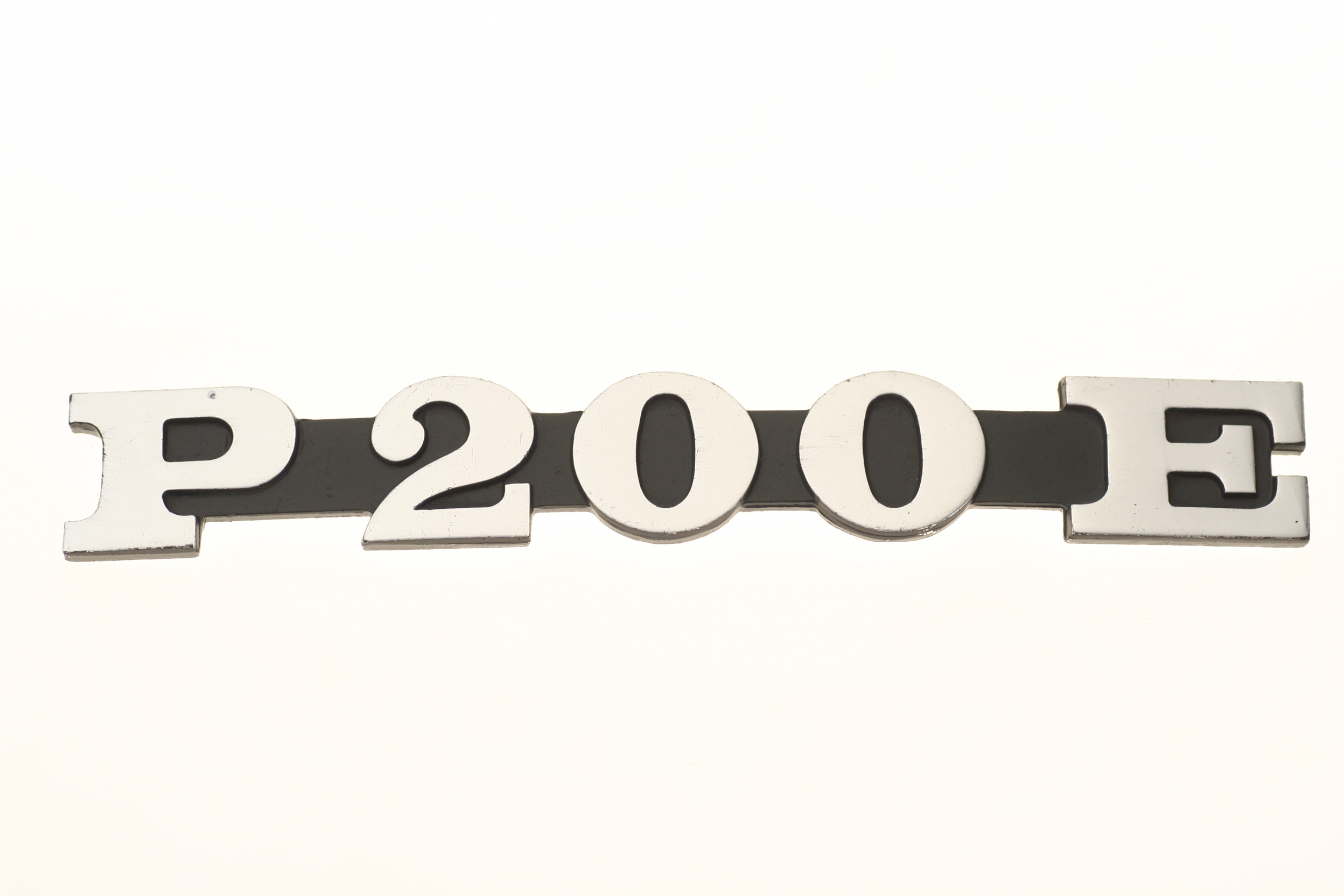 Schriftzug für Seitenhaube, "P200E"