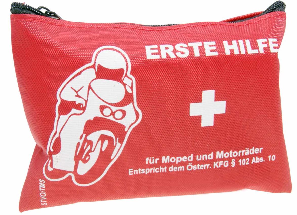Verbandspäckchen, Moped/Motorrad,  einspurige KFZ, §102