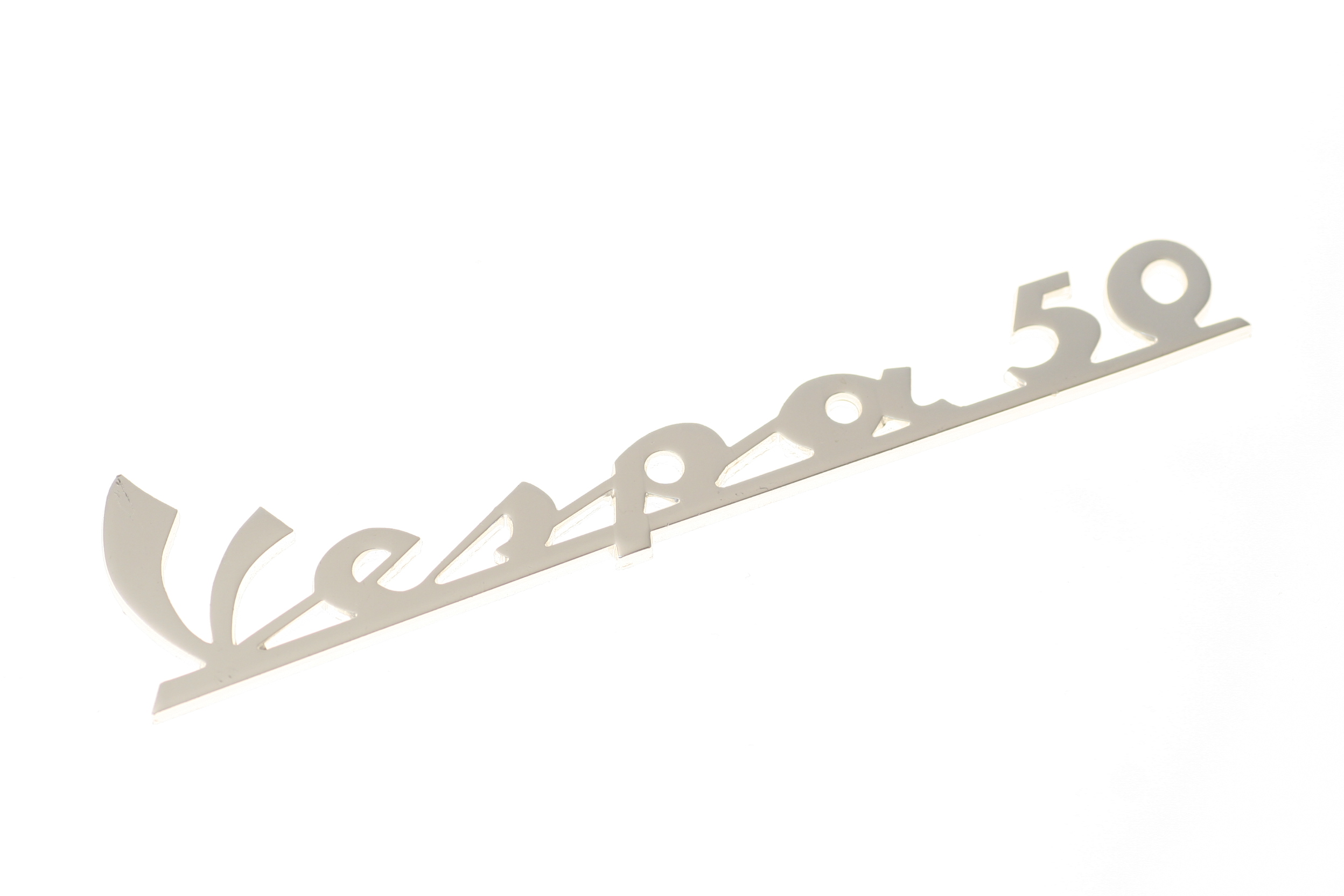 Schriftzug vorne, "Vespa 50", dick, zum Stecken