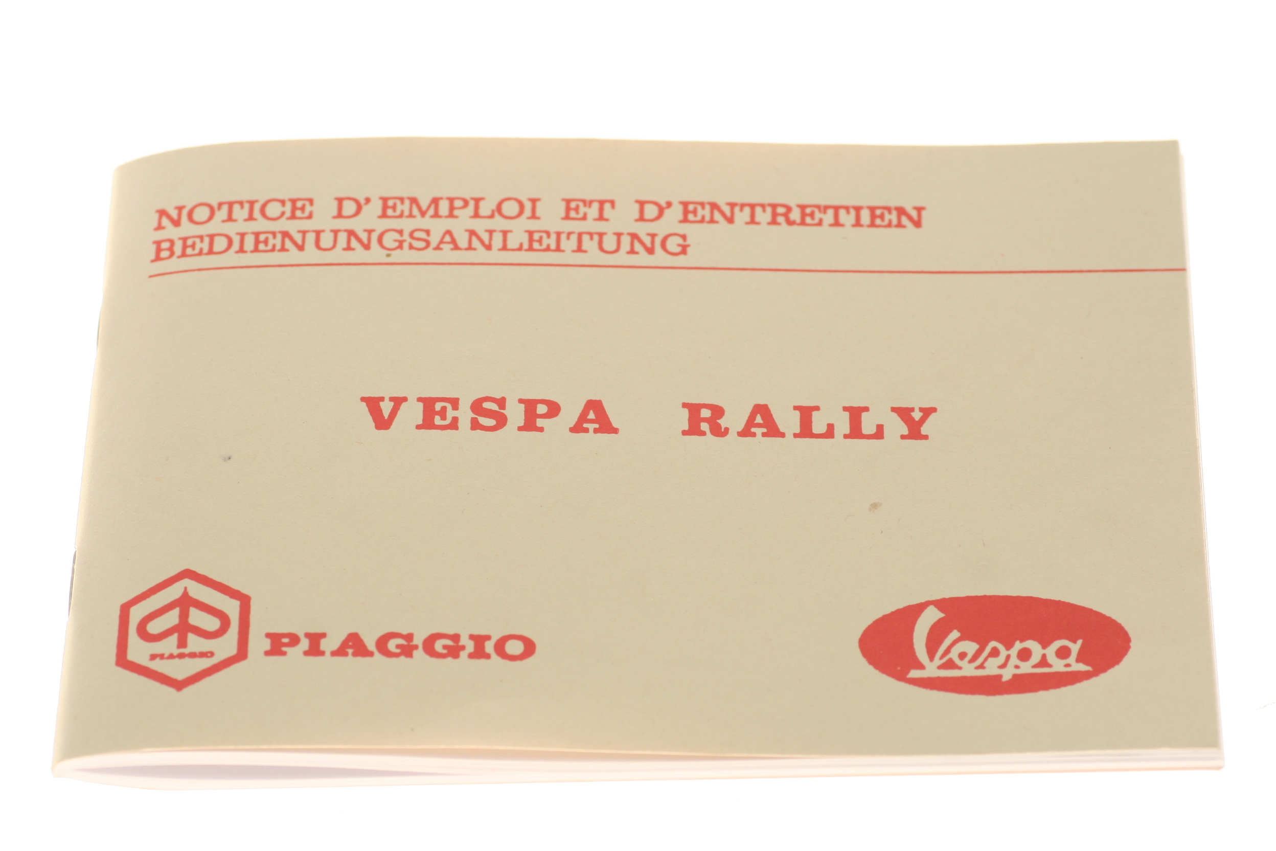 Bedienungsanleitung Vespa 180/200 Rally , 66 Seiten