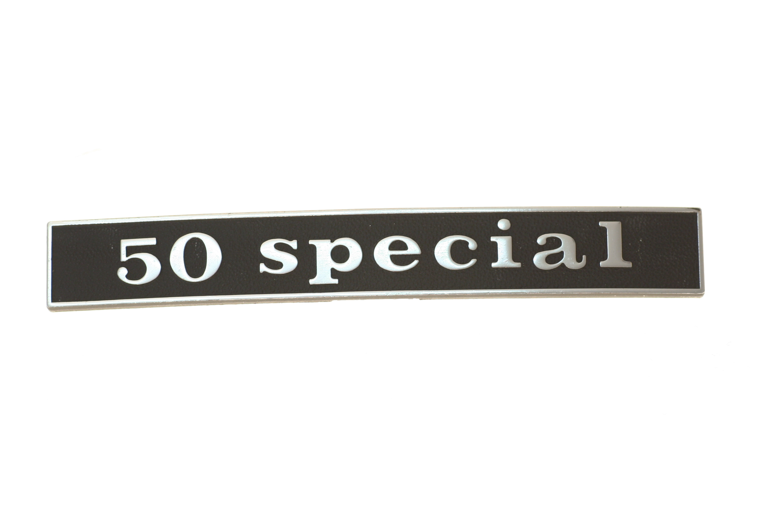 Schriftzug hinten gerade, "50 Spezial"