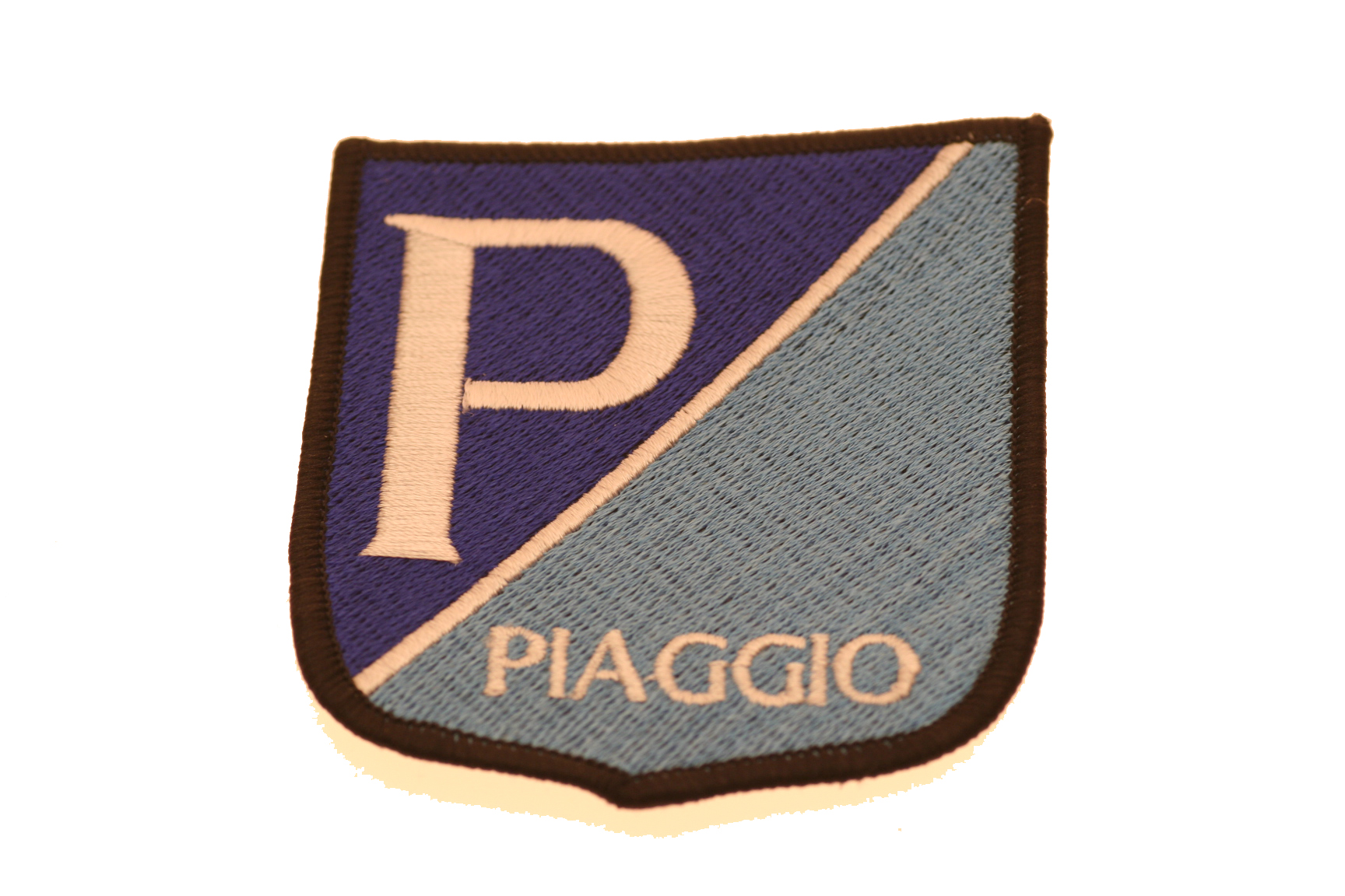 Aufnäher "Piaggio"-Emblem, 70x80mm, blau