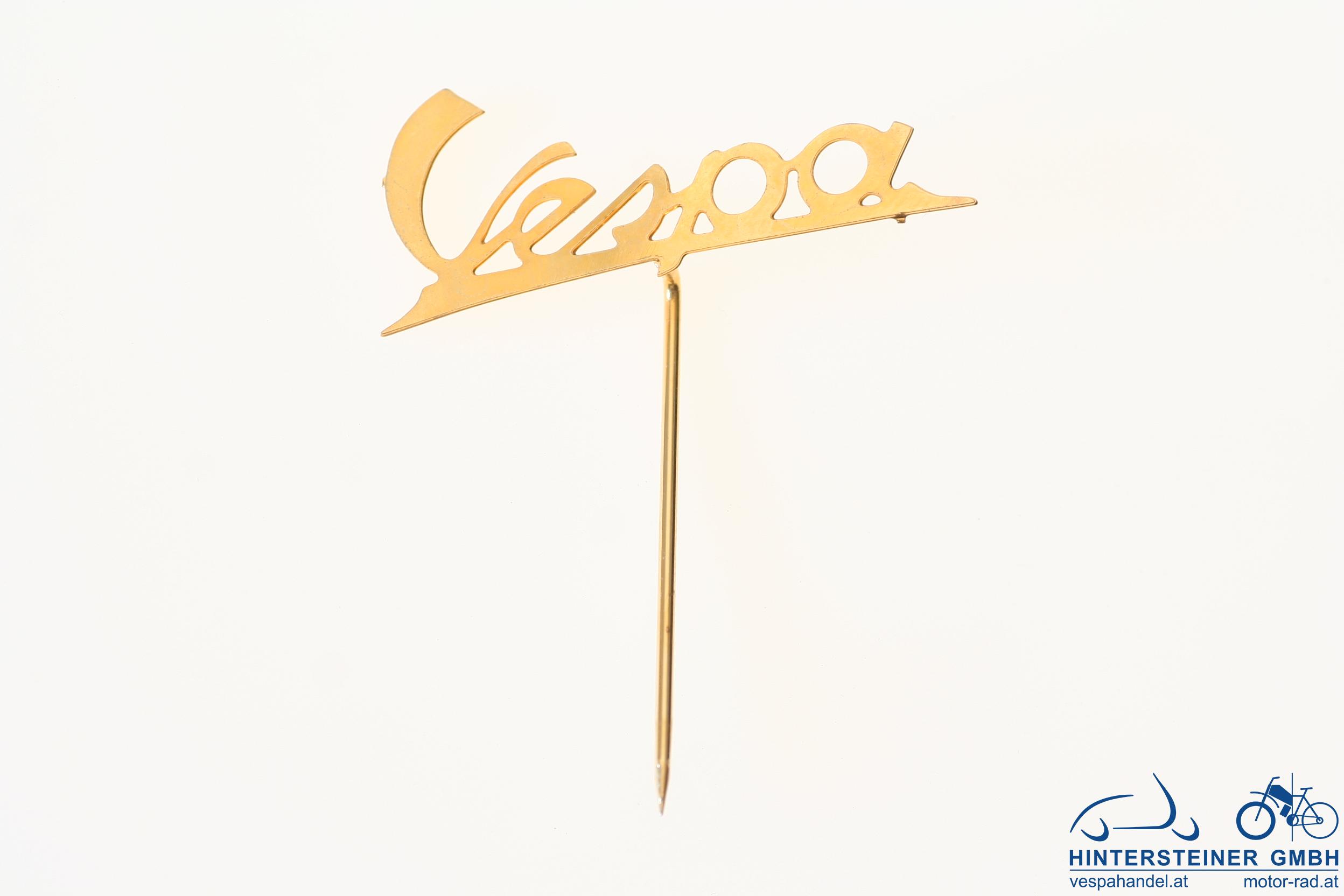Anstecker "Vespa", vergoldet