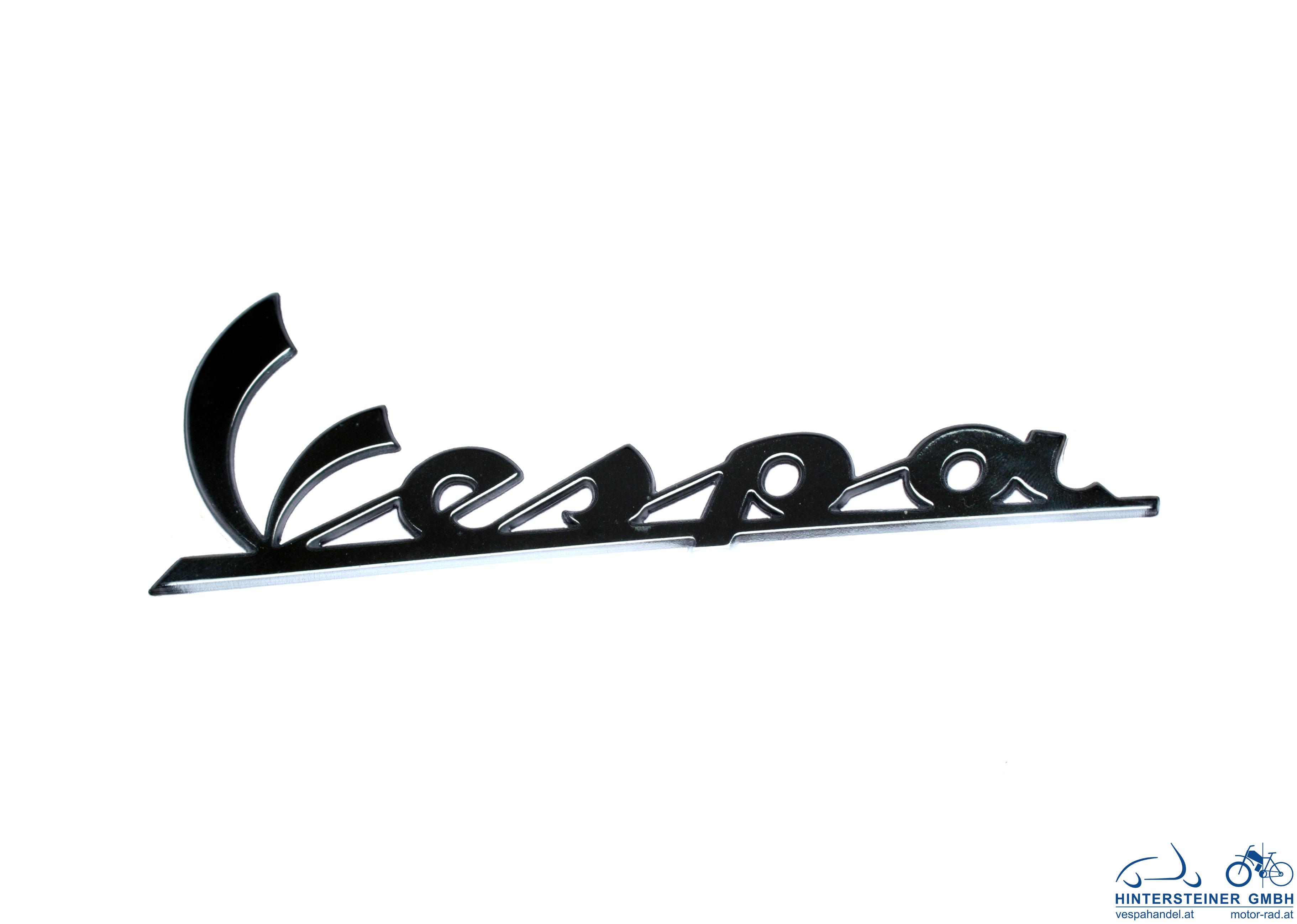 Schriftzug für Seitenhaube, links, getönt, "Vespa", GTS/GT/LX/S