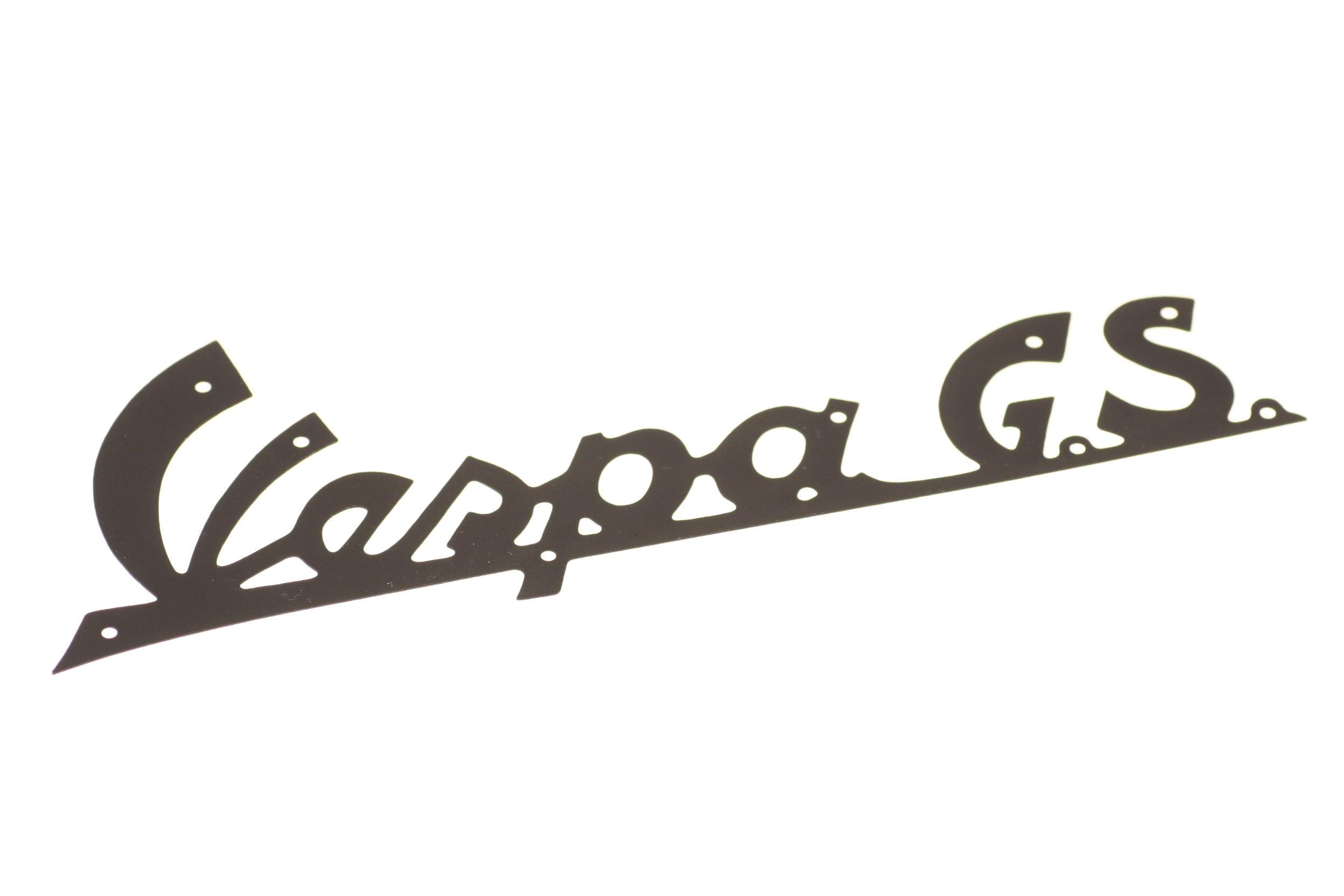 Schriftzug vorne, "Vespa GS", 140mm, GS150, schwarz