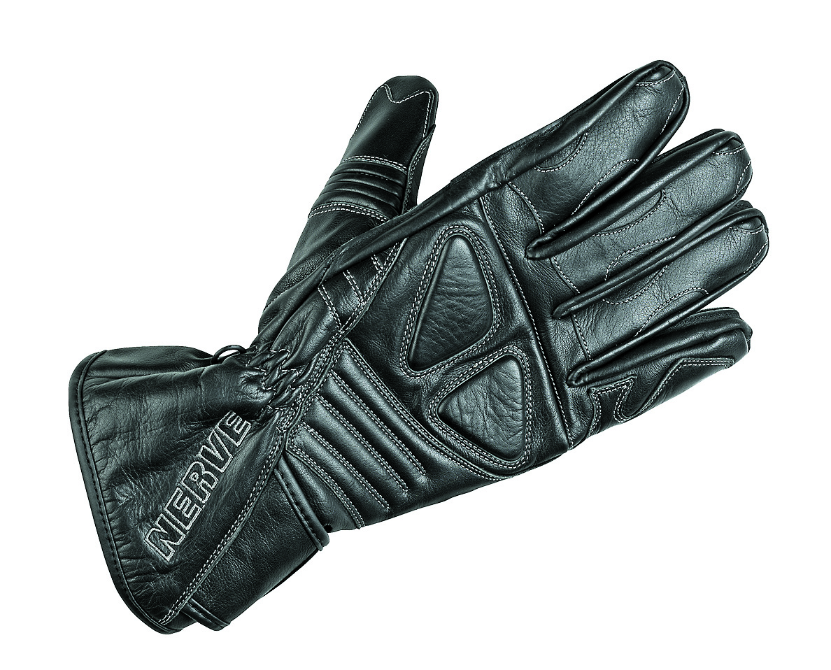 Handschuhe Nerve, "Dark Leather", schwarz