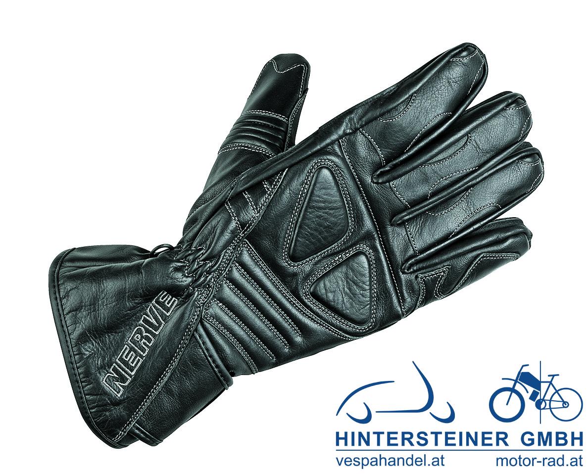 Handschuhe Nerve, "Dark Leather", schwarz