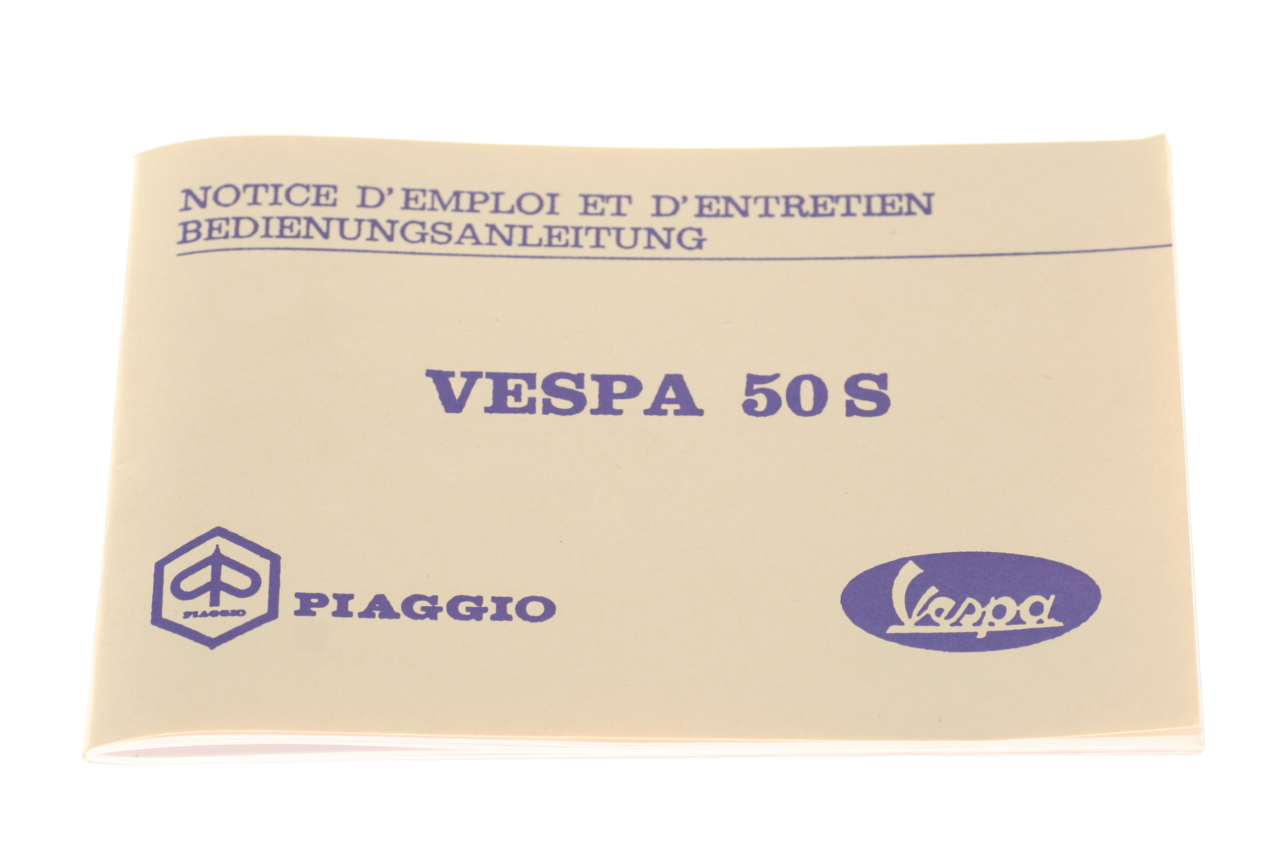 Bedienungsanleitung Vespa 50, 50 Spezial, 65 Seiten