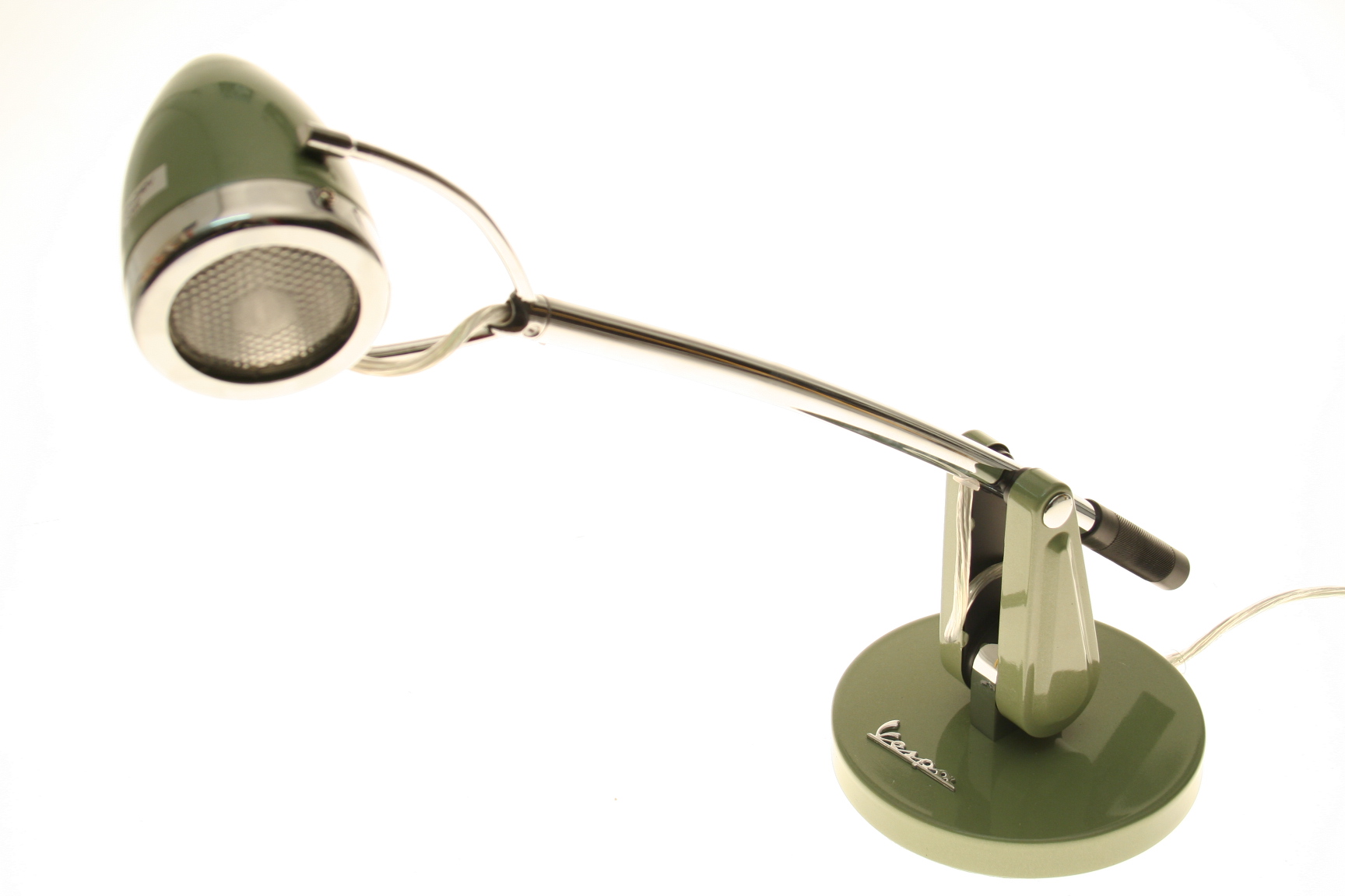 Tischlampe m. Dimmer, grün, kleine Ausführung, 57x17x47