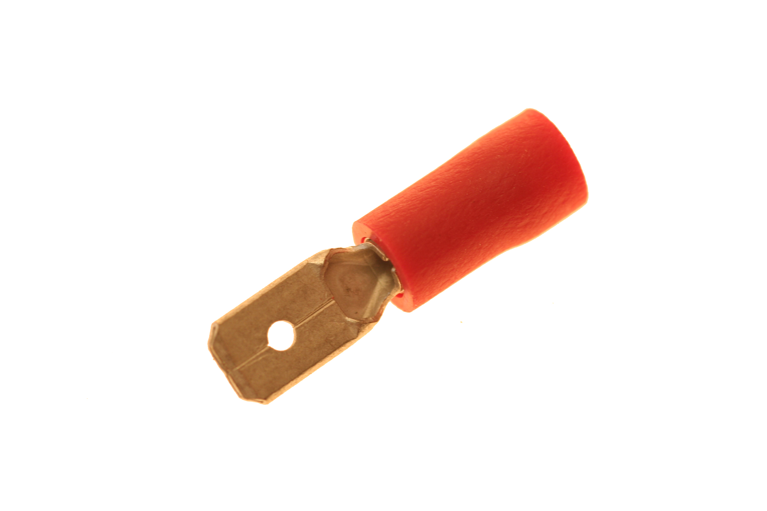Flachstecker 4,8mm, rot, isoliert, Gegenstück zu .002