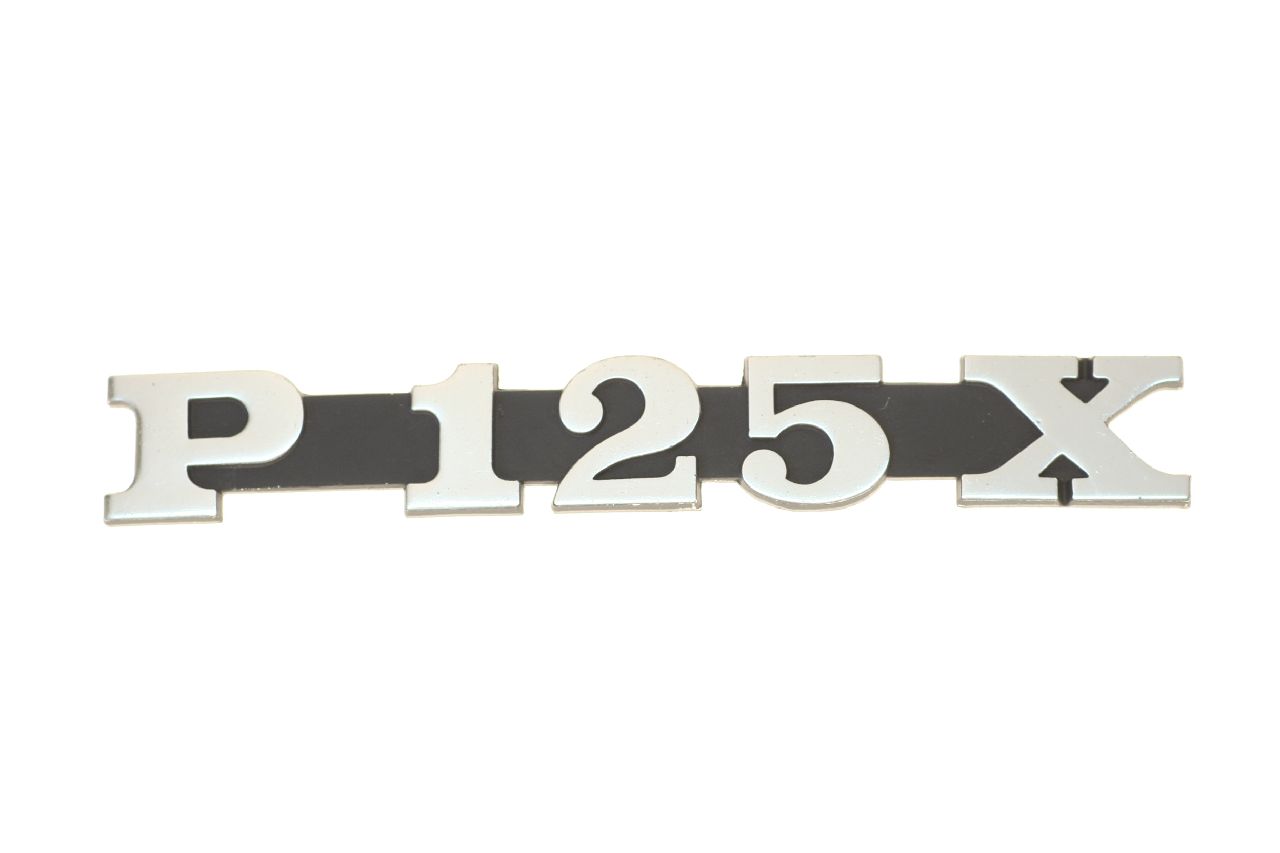Schriftzug für Seitenhaube, "P125X"
