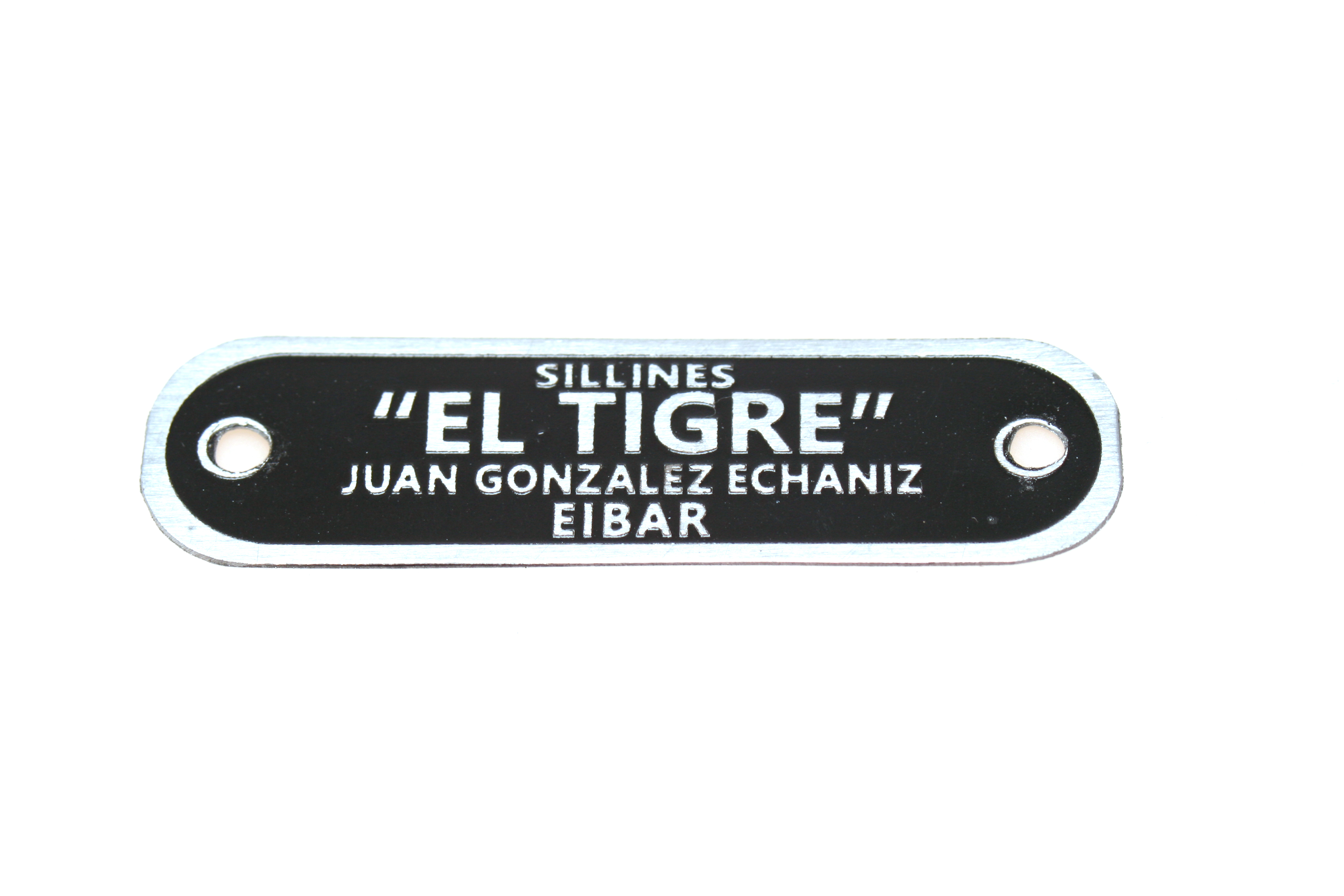 Emblem "El Tigre" Motovespa, für Schwingsattel/Sitzbank