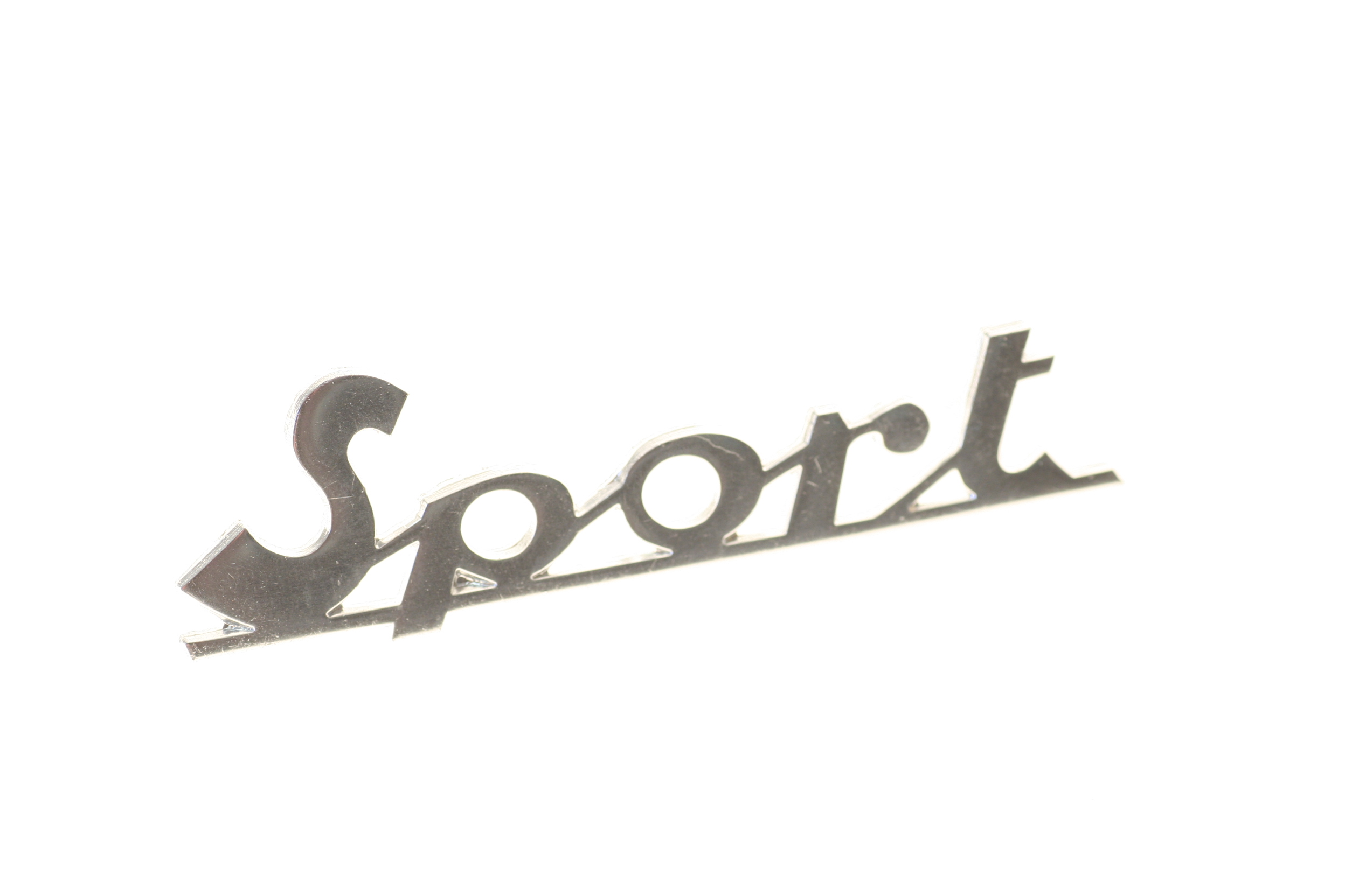Schriftzug vorne, "Sport"