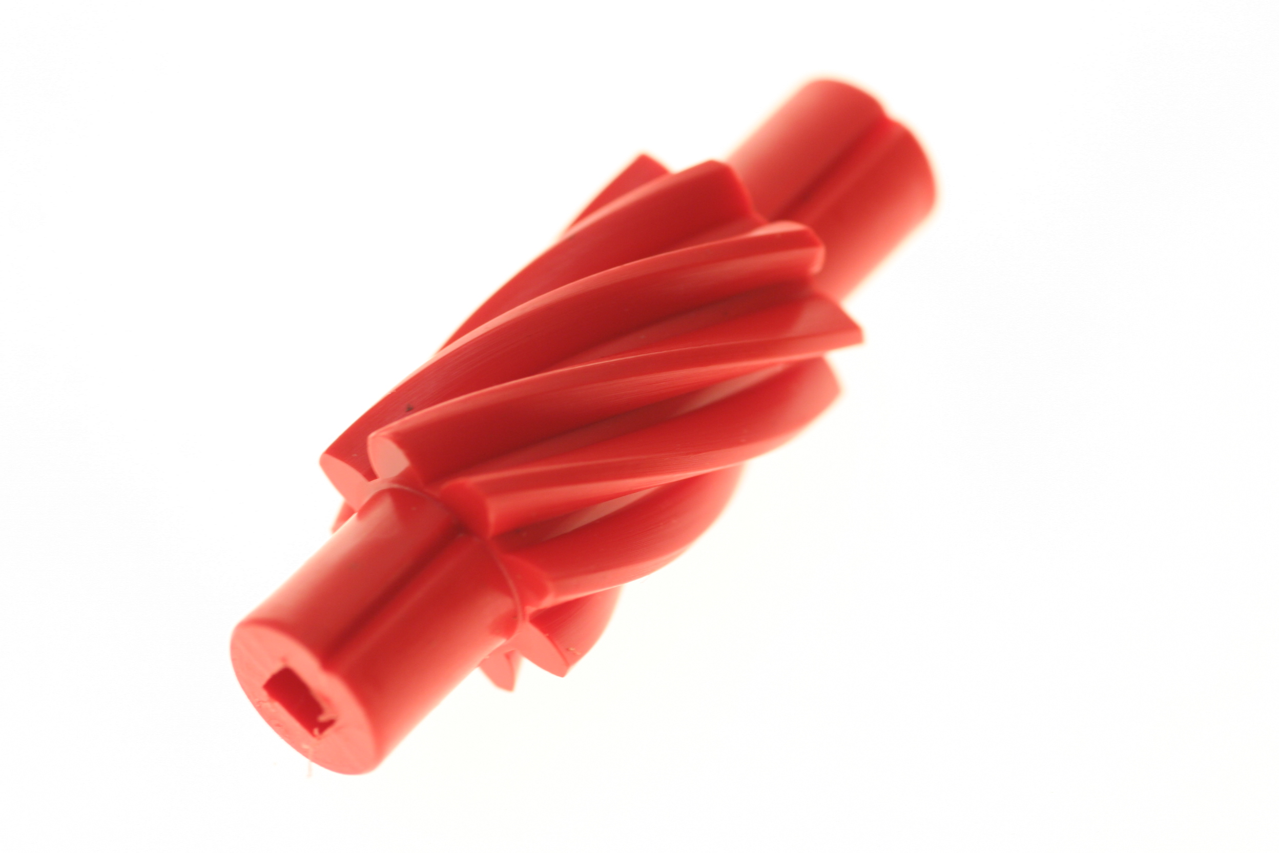 Tachoantrieb, vollkommen Plastik, ohne Stift, rot, Ø2,7mm